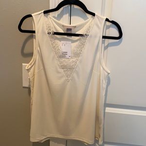 New cream lace blouse